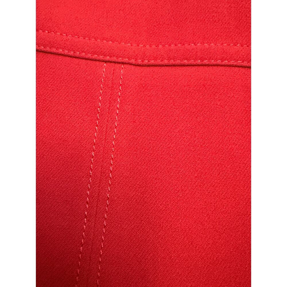 Ann Taylor Women’s Pencil Straight Front Slit Knee Length Skirt Red Size 8 - Picture 8 of 14